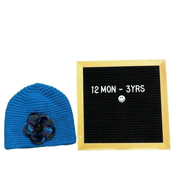 HANDMADE Kids Crochet Toque - Picture 2 of 2